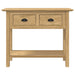 Masă de consolă BODO Maro miere 91 x 34.7 x 74 cm Lemn compozit - WALTI WALTI