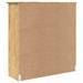 Dulap cu uși din sticlă BODO Maro miere 115,5 x 38,5 x 117,7 cm - WALTI WALTI