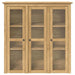 Dulap cu uși din sticlă BODO Maro miere 115,5 x 38,5 x 117,7 cm - WALTI WALTI