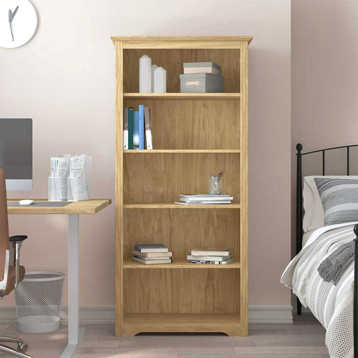 Bibliotecă BODO Maro miere 82 x 40 x 173 cm Lemn compozit - WALTI WALTI