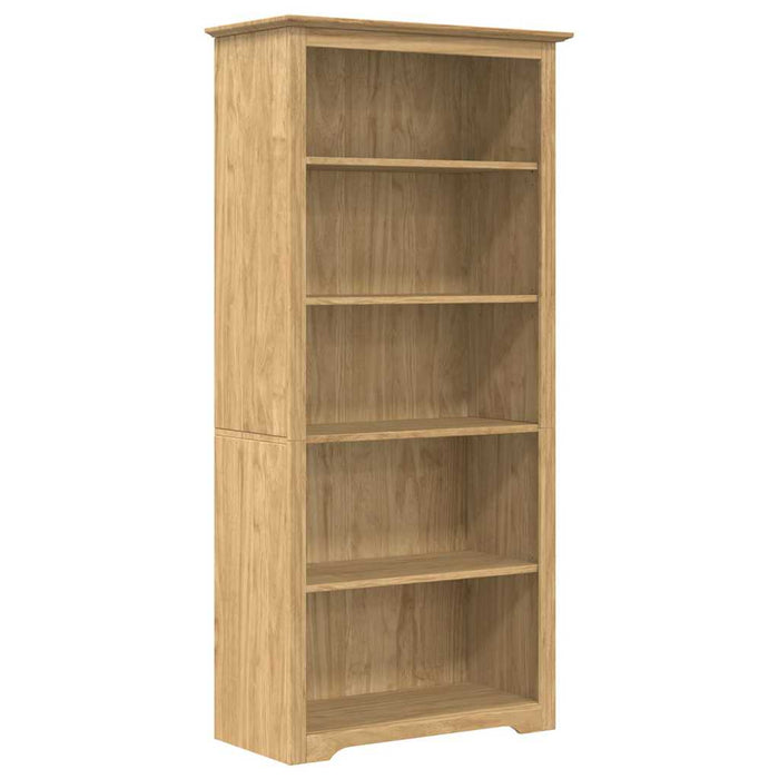 Bibliotecă BODO Maro miere 82 x 40 x 173 cm Lemn compozit - WALTI WALTI