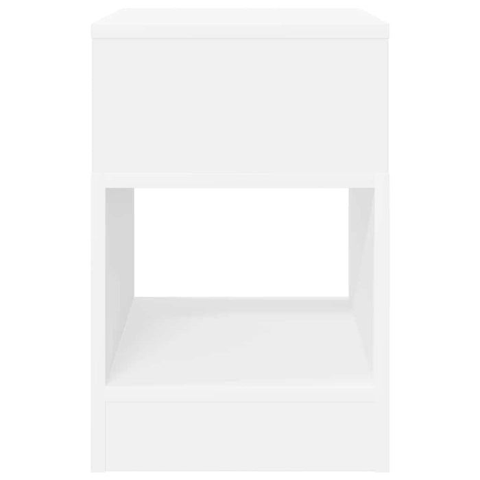 Masă laterală Alb 30,5 x 30 x 45 cm Lemn compozit - WALTI WALTI