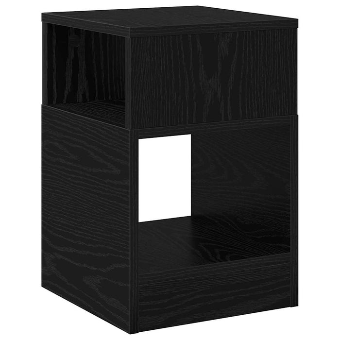 Masă laterală Stejar Negru 30,5 x 30 x 45 cm Lemn compozit - WALTI WALTI