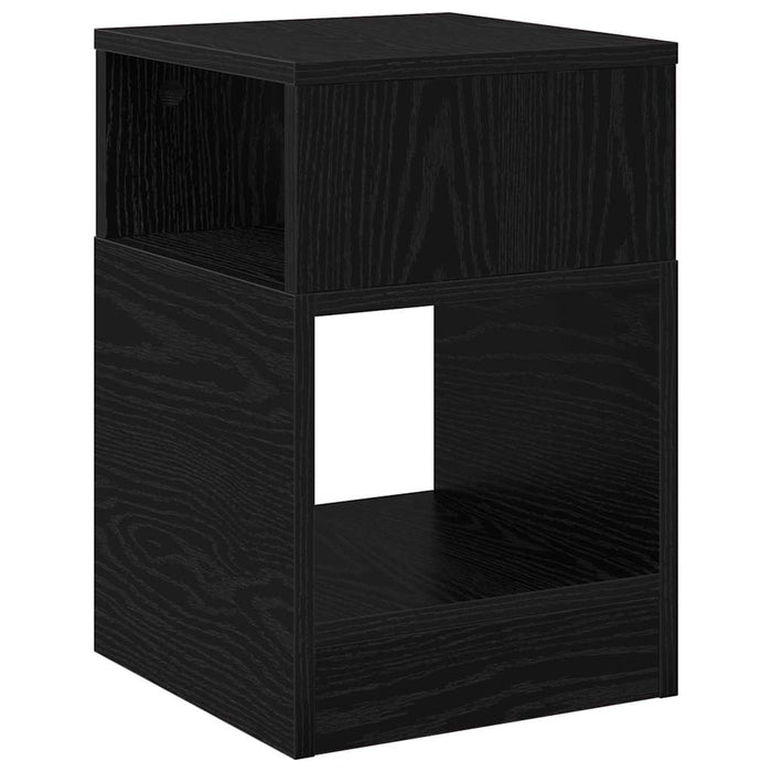 Masă laterală 2 pcs Stejar Negru 30,5 x 30 x 45 cm - WALTI WALTI