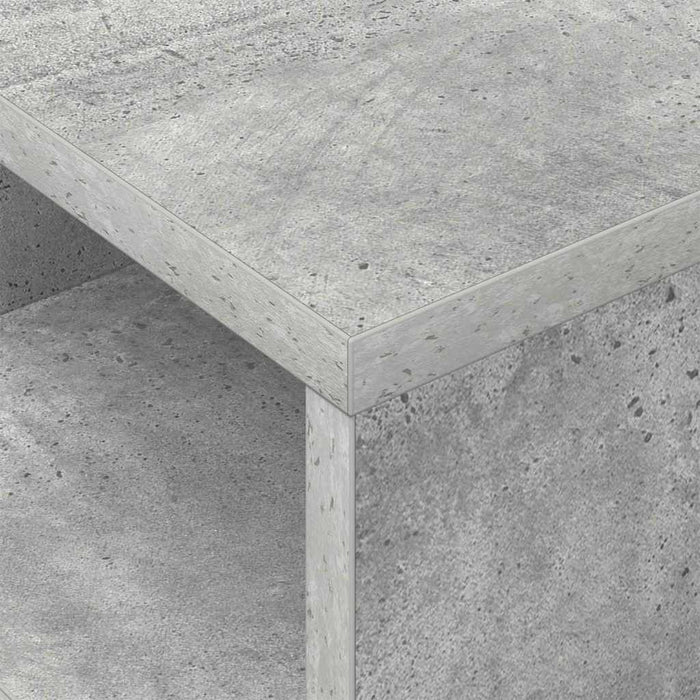 Masă laterală 2 pcs Gri din beton 30,5 x 30 x 45 cm - WALTI WALTI