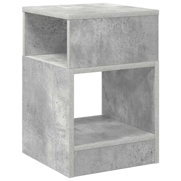 Masă laterală 2 pcs Gri din beton 30,5 x 30 x 45 cm - WALTI WALTI