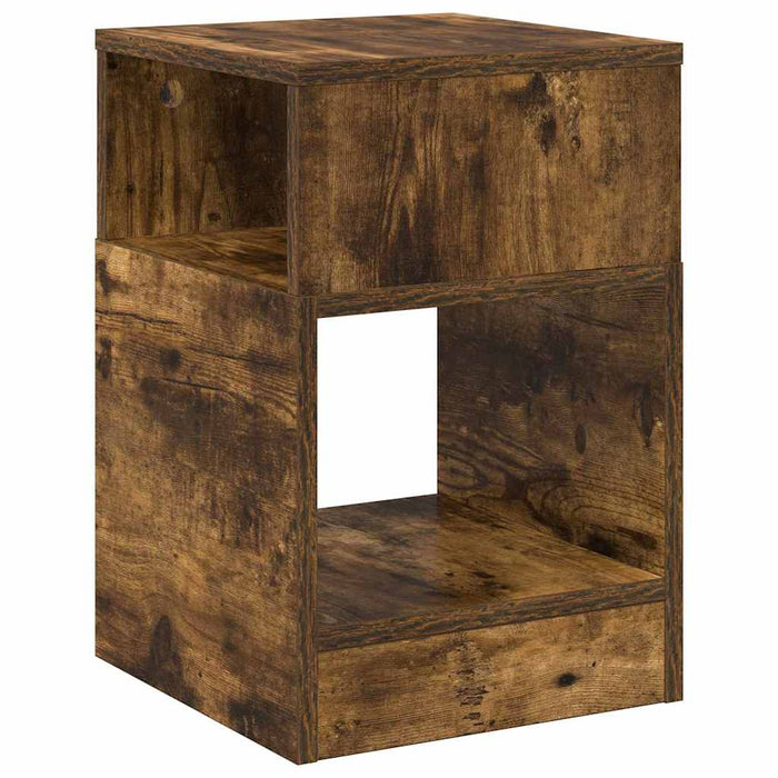 Masă laterală 2 pcs Stejar fumuriu 30,5 x 30 x 45 cm - WALTI WALTI