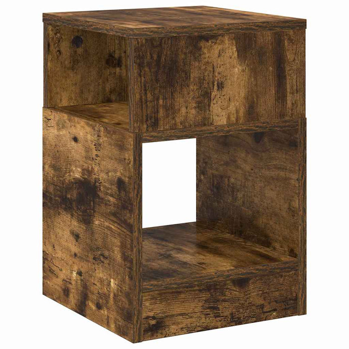 Masă laterală 2 pcs Stejar fumuriu 30,5 x 30 x 45 cm - WALTI WALTI
