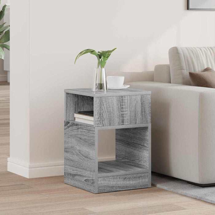 Masă laterală Gri Sonoma 30,5 x 30 x 45 cm Lemn compozit - WALTI WALTI