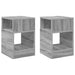 Masă laterală 2 pcs Gri Sonoma 30,5 x 30 x 45 cm Lemn compozit - WALTI WALTI