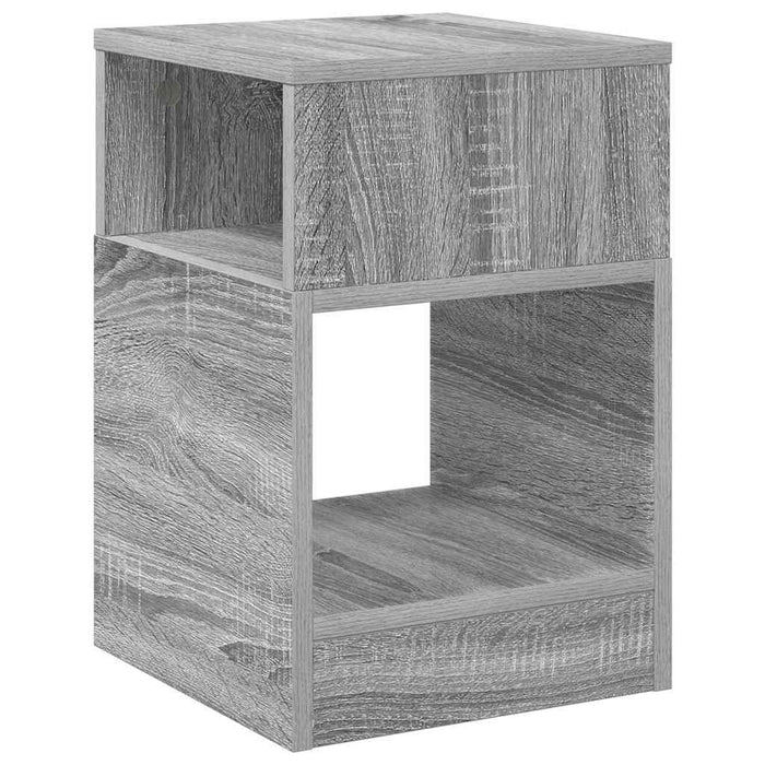 Masă laterală 2 pcs Gri Sonoma 30,5 x 30 x 45 cm Lemn compozit - WALTI WALTI