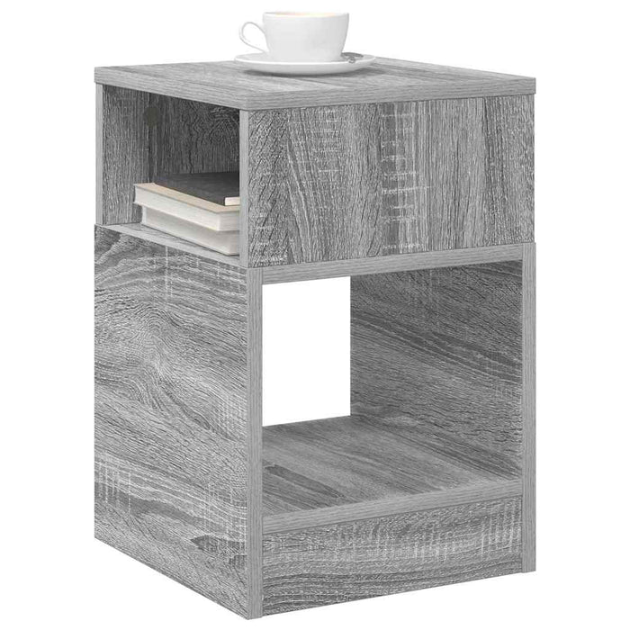 Masă laterală 2 pcs Gri Sonoma 30,5 x 30 x 45 cm Lemn compozit - WALTI WALTI