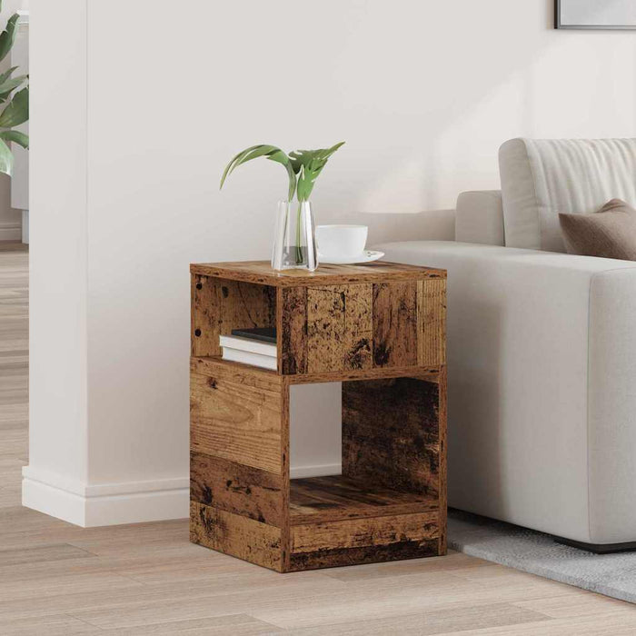 Masă laterală Lemn vechi 30,5 x 30 x 45 cm Lemn compozit - WALTI WALTI
