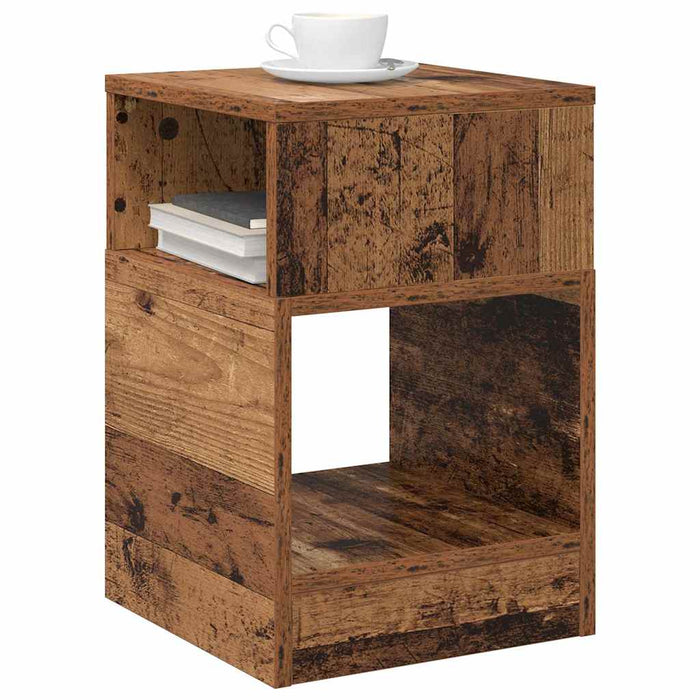 Masă laterală Lemn vechi 30,5 x 30 x 45 cm Lemn compozit - WALTI WALTI