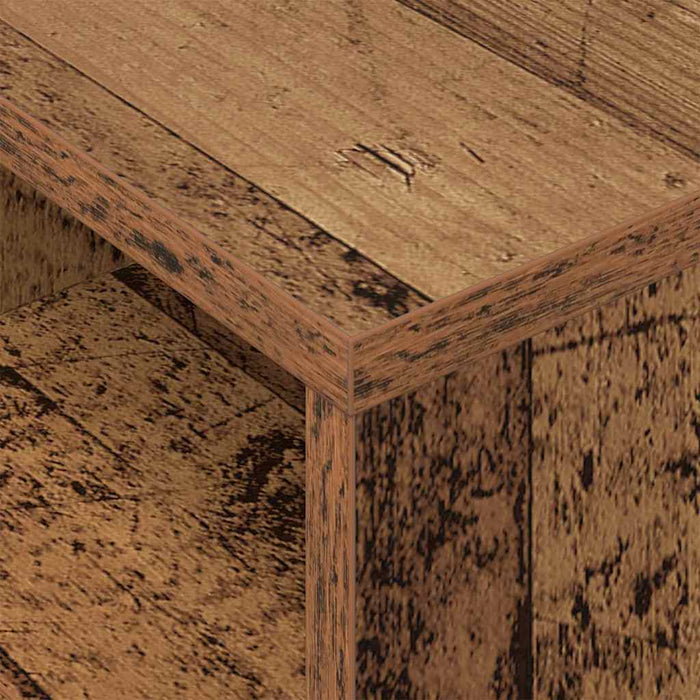 Masă laterală 2 pcs Lemn vechi 30,5 x 30 x 45 cm Lemn compozit - WALTI WALTI