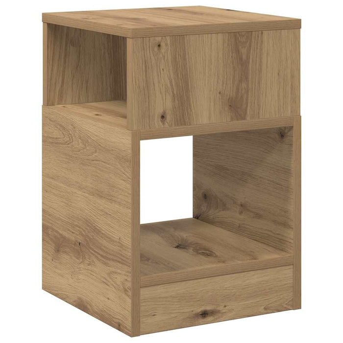 Masă laterală Stejar Artizanal 30,5 x 30 x 45 cm Lemn prelucrat WALTI