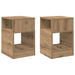 Masă laterală 2 pcs Stejar Artizanal 30,5 x 30 x 45 cm - WALTI WALTI