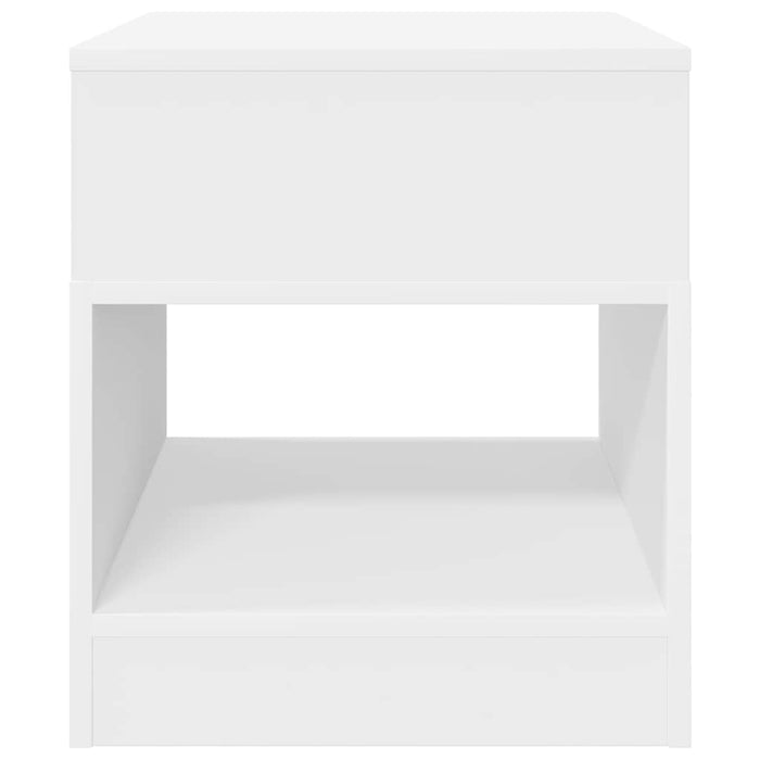 Masă laterală 2 pcs Alb 40,5 x 40 x 45 cm Lemn compozit - WALTI WALTI