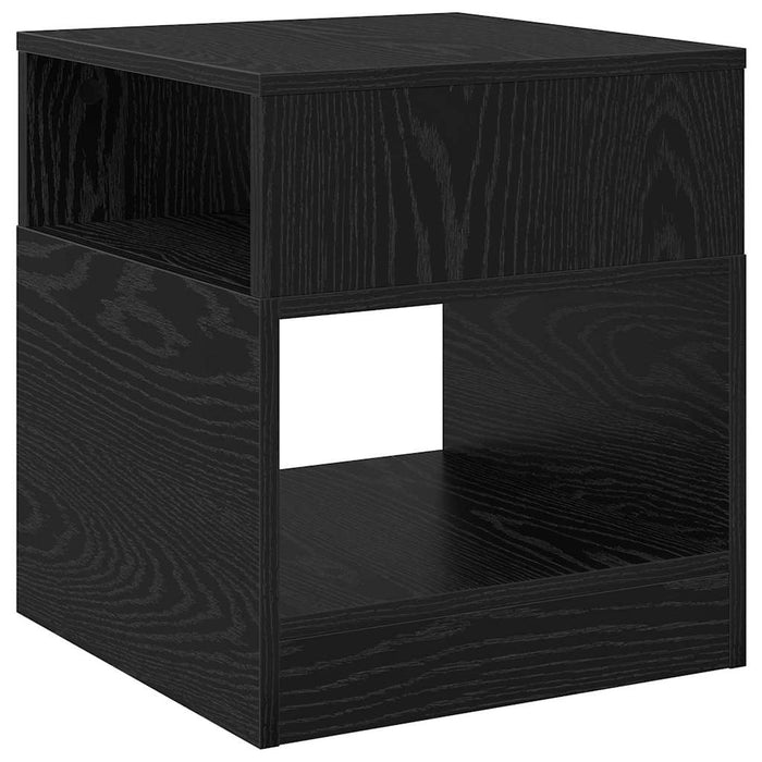 Masă laterală Stejar Negru 40,5 x 40 x 45 cm Lemn compozit - WALTI WALTI