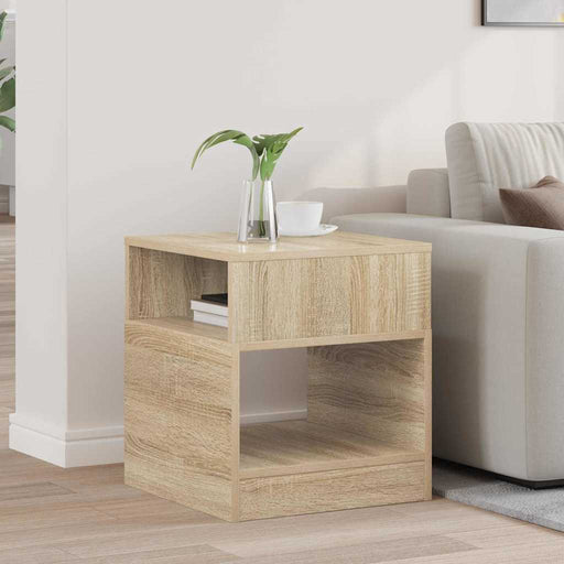 Masă laterală Stejar Sonoma 40,5 x 40 x 45 cm Lemn compozit - WALTI WALTI