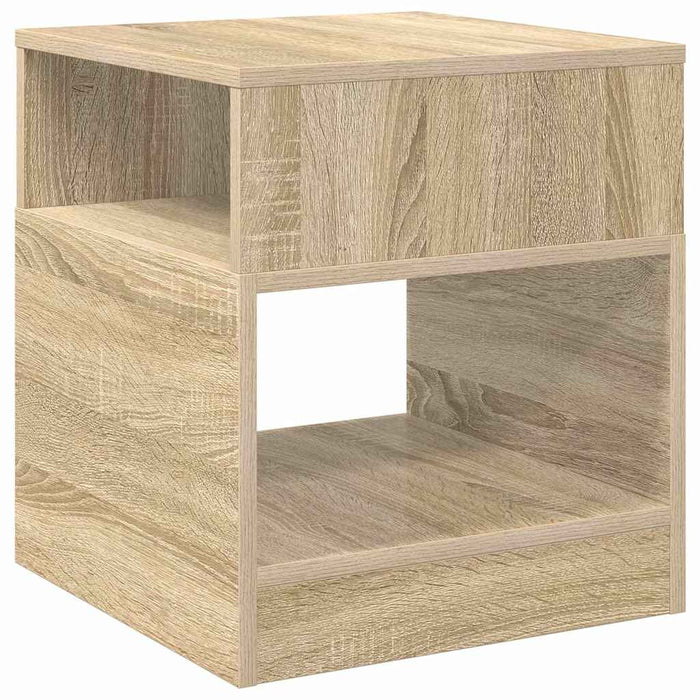 Masă laterală Stejar Sonoma 40,5 x 40 x 45 cm Lemn compozit - WALTI WALTI
