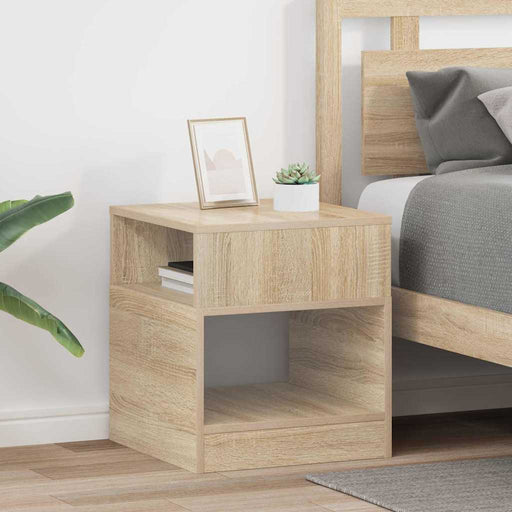 Masă laterală 2 pcs Stejar Sonoma 40,5 x 40 x 45 cm - WALTI WALTI