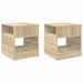 Masă laterală 2 pcs Stejar Sonoma 40,5 x 40 x 45 cm - WALTI WALTI