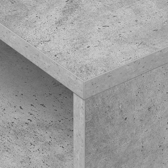 Masă laterală Gri din beton 40,5 x 40 x 45 cm Lemn compozit - WALTI WALTI