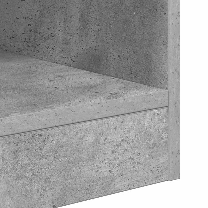 Masă laterală Gri din beton 40,5 x 40 x 45 cm Lemn compozit - WALTI WALTI