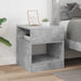 Masă laterală Gri din beton 40,5 x 40 x 45 cm Lemn compozit - WALTI WALTI