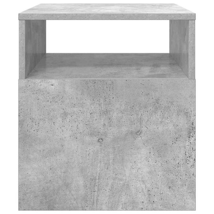 Masă laterală Gri din beton 40,5 x 40 x 45 cm Lemn compozit - WALTI WALTI