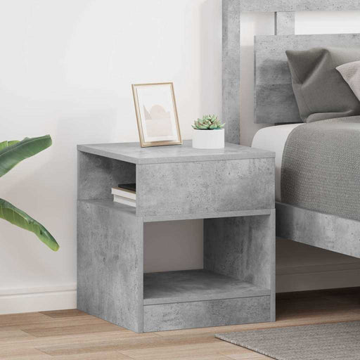 Masă laterală 2 pcs Gri din beton 40,5 x 40 x 45 cm - WALTI WALTI