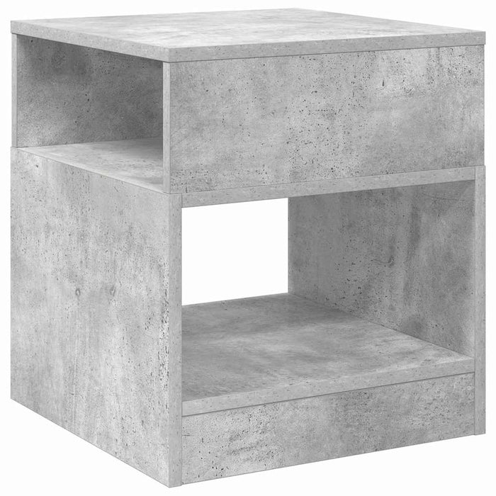 Masă laterală 2 pcs Gri din beton 40,5 x 40 x 45 cm - WALTI WALTI