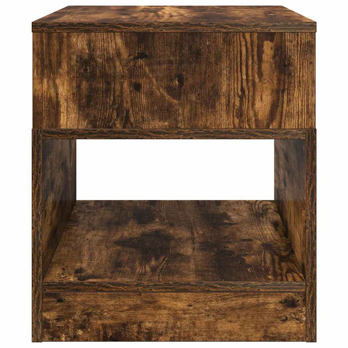Masă laterală 2 pcs Stejar fumuriu 40,5 x 40 x 45 cm - WALTI WALTI