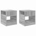Masă laterală 2 pcs Gri Sonoma 40,5 x 40 x 45 cm Lemn compozit - WALTI WALTI