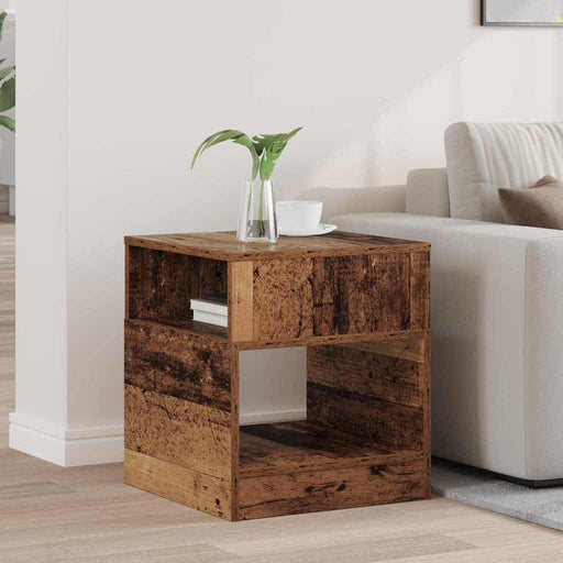 Masă laterală Lemn vechi 40,5 x 40 x 45 cm Lemn compozit - WALTI WALTI