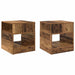 Masă laterală 2 pcs Lemn vechi 40,5 x 40 x 45 cm Lemn compozit - WALTI WALTI