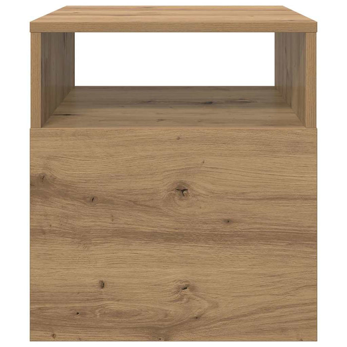 Masă laterală Stejar Artizanal 40,5 x 40 x 45 cm Lemn compozit - WALTI WALTI