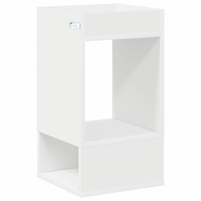 Masă laterală Alb 30 x 30 x 56 cm Lemn compozit - WALTI WALTI
