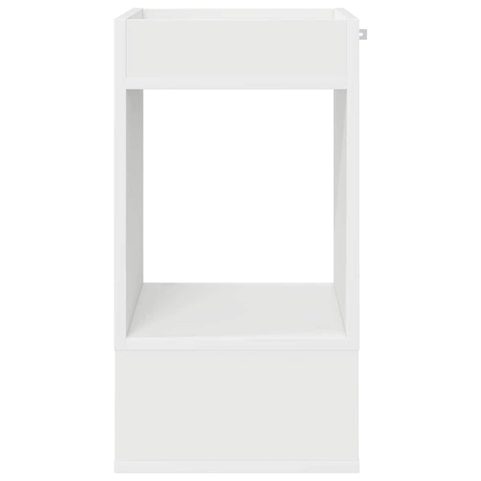 Masă laterală Alb 30 x 30 x 56 cm Lemn compozit - WALTI WALTI