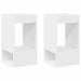 Masă laterală 2 pcs Alb 30 x 30 x 56 cm Lemn compozit - WALTI WALTI