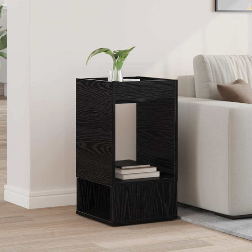 Masă laterală Stejar Negru 30 x 30 x 56 cm Lemn compozit - WALTI WALTI
