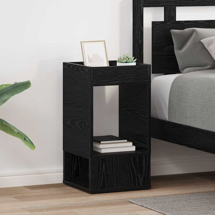 Masă laterală 2 pcs Stejar Negru 30 x 30 x 56 cm Lemn compozit - WALTI WALTI