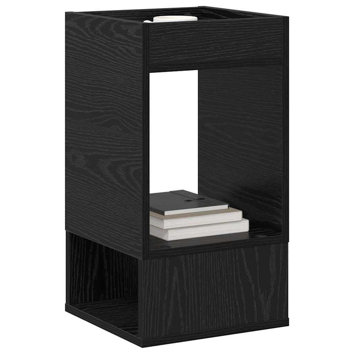 Masă laterală 2 pcs Stejar Negru 30 x 30 x 56 cm Lemn compozit - WALTI WALTI