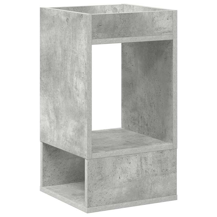 Masă laterală Gri din beton 30 x 30 x 56 cm Lemn compozit - WALTI WALTI