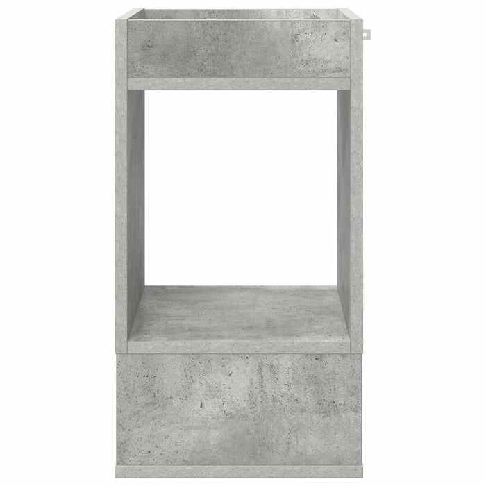 Masă laterală Gri din beton 30 x 30 x 56 cm Lemn compozit - WALTI WALTI