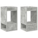 Masă laterală 2 pcs Gri din beton 30 x 30 x 56 cm Lemn compozit - WALTI WALTI