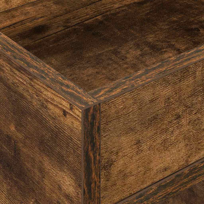Masă laterală 2 pcs Stejar fumuriu 30 x 30 x 56 cm - WALTI WALTI