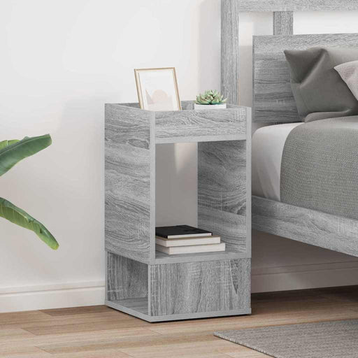 Masă laterală 2 pcs Gri Sonoma 30 x 30 x 56 cm Lemn compozit - WALTI WALTI