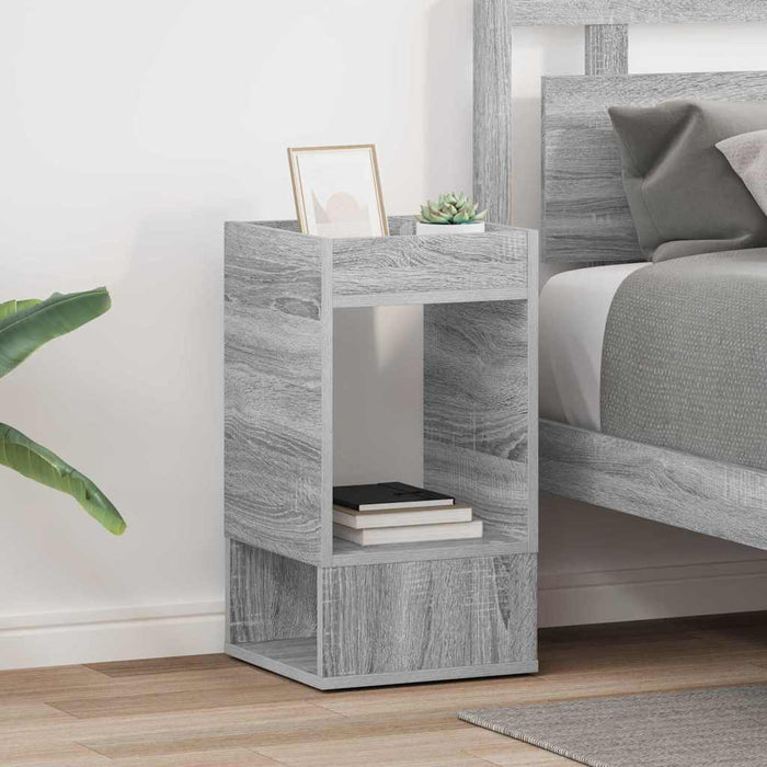 Masă laterală 2 pcs Gri Sonoma 30 x 30 x 56 cm Lemn compozit - WALTI WALTI